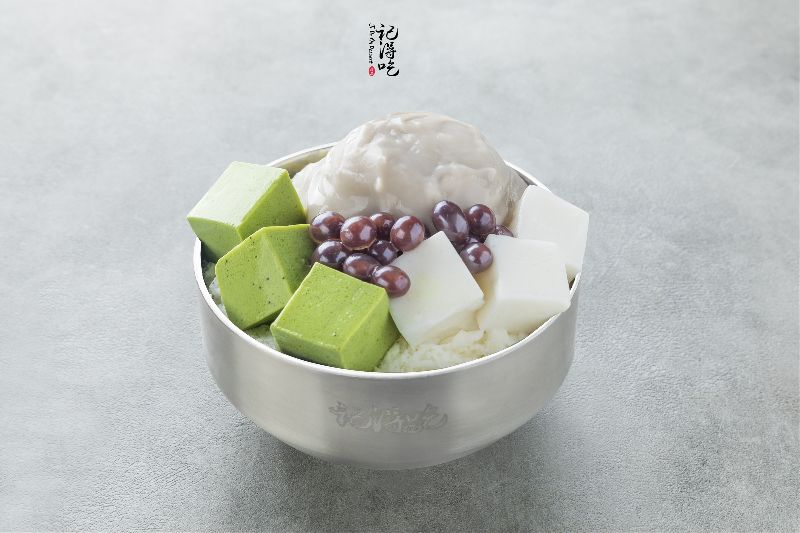 Taro & Matcha Tofu Snow