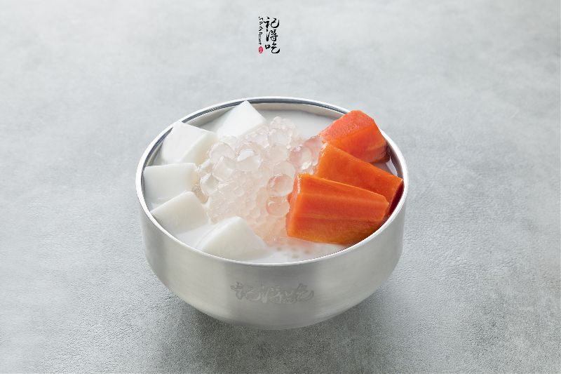 Coconut Cube w Papaya