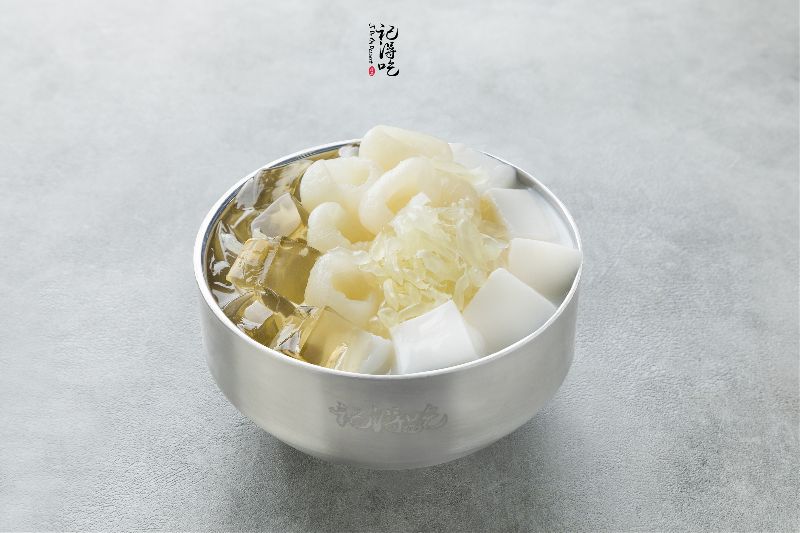 Coconut Cube w Longan