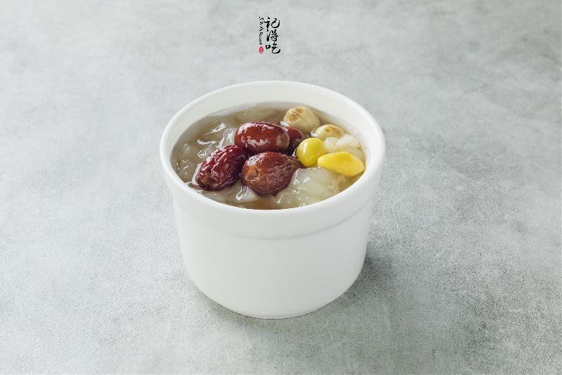 Boiled Hashima w Dates, Lotus Seed