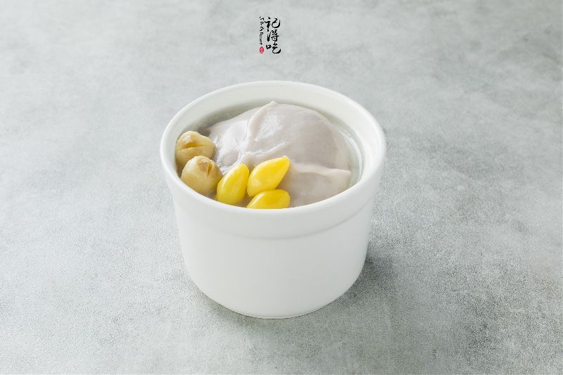 Steamed Milk Pudding w Yam Paste