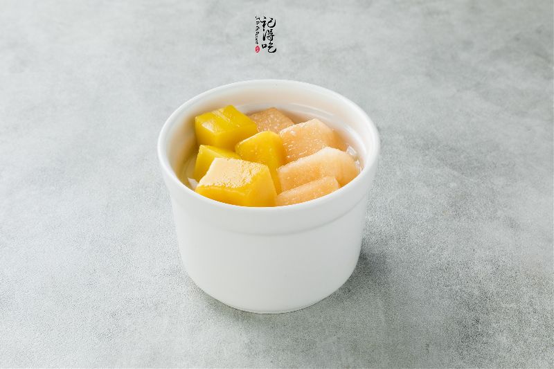 Steamed Milk Pudding w Mixed Fruits