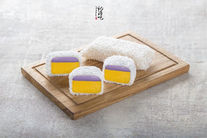Taro & Mango Mochi Roll